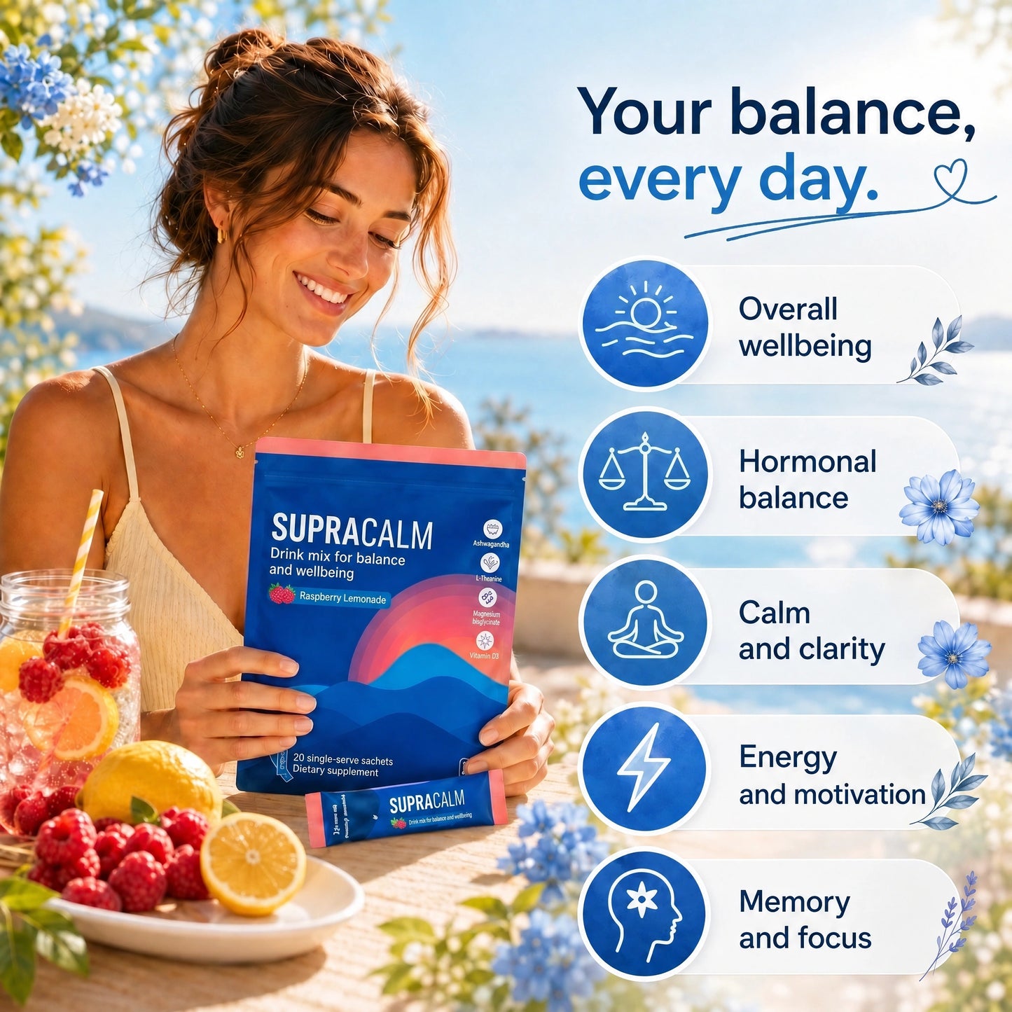 SupraCalm – Lowers Cortisol, Flattens Your Belly and Brings Back Restful Sleep