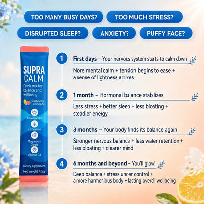 SupraCalm – Lowers Cortisol, Flattens Your Belly and Brings Back Restful Sleep