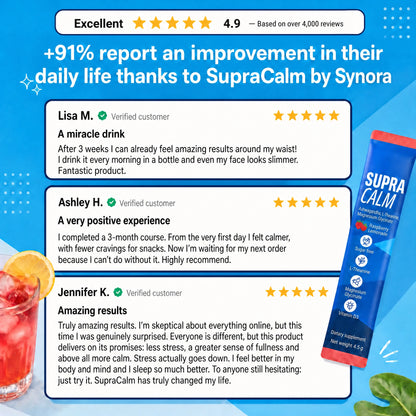 SupraCalm – Lowers Cortisol, Flattens Your Belly and Brings Back Restful Sleep