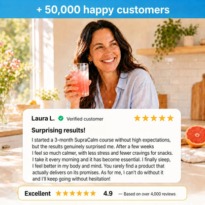 SupraCalm – Lowers Cortisol, Flattens Your Belly and Brings Back Restful Sleep
