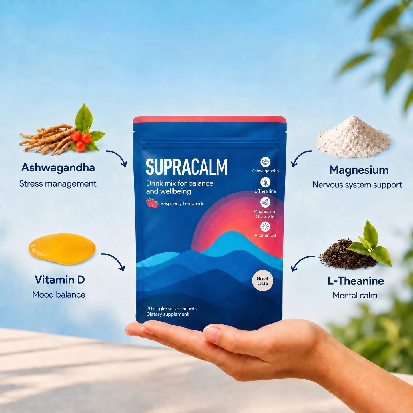 SupraCalm – Lowers Cortisol, Flattens Your Belly and Brings Back Restful Sleep
