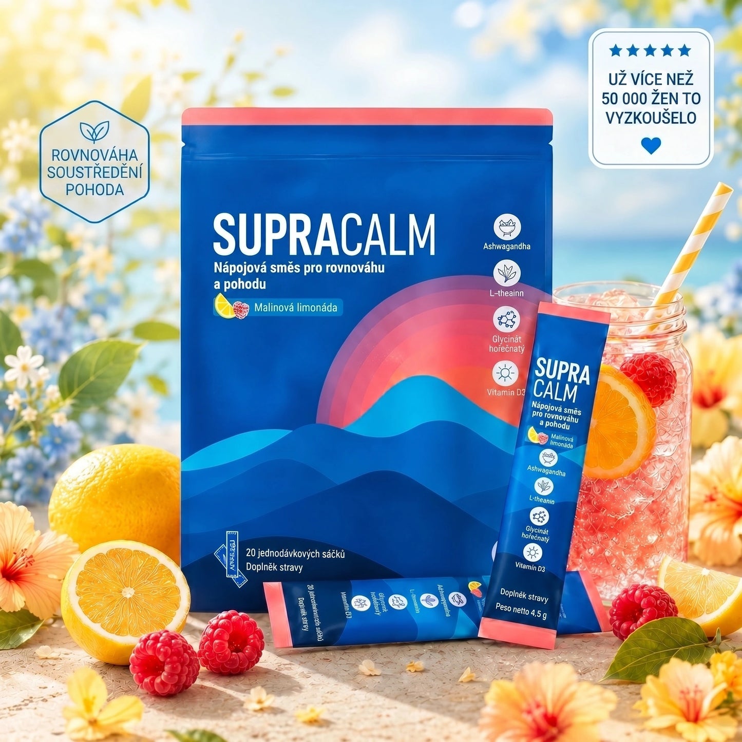 SupraCalm – Snižuje kortizol, splaskne břicho a vrací klidný spánek