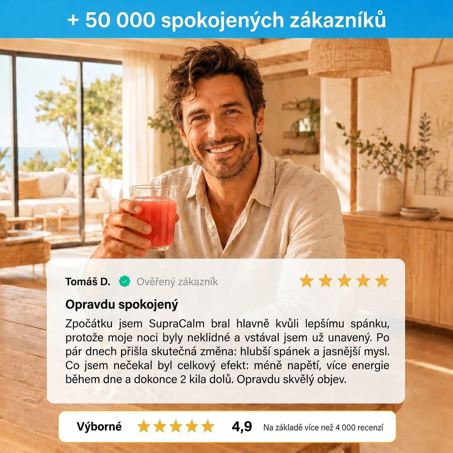 SupraCalm – Snižuje kortizol, splaskne břicho a vrací klidný spánek